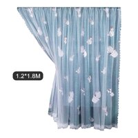 Double Layer Polyester Mesh Curtain Window Curtain Drapes Style A 1.0x1.2M - Style K 1.2x1.8M