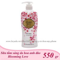 Double Rich - Sữa tắm sáng da hương Hoa anh đào 550 gr ( (Blooming Love)