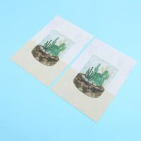 Double-sided Illustrator Wall Card Decoration Photo Props Paper - Plant