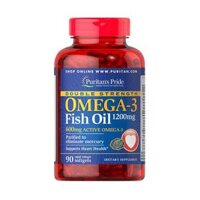 Double Strength Omega-3 Fish Oil 1200mg Puritan’s Pride 90 viên – Viên dầu cá