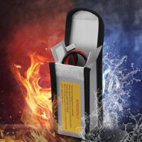 Doublebuy 2x Túi an toàn chống cháy di động Bảo vệ Lipo Giá đỡ chống cháy nổ