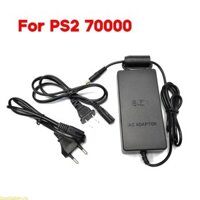 Doublebuy Console Bộ chuyển đổi nguồn AC Adapter Sạc Cáp nguồn cho PS2 70000 Console Game
