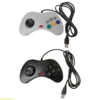 Doublebuy USB Tay cầm chơi game Retro Bộ điều khiển Joypad cho sao Thổ Hỗ trợ PC cho Syst