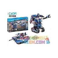 DOUBLEE CADA C51038 51038 non Lego KING OF THE HILL 2IN1 HAI THAY ĐỔI bộ đồ chơi xếp lắp ráp ghép mô hình Technic MOUNTAIN KING Kỹ Thuật Công Nghệ Cao Mô Hình Phương Tiện 604 khối