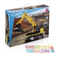 DOUBLEE CADA C51057 51057  MÁY XÚC ĐẤT bộ đồ chơi xếp lắp ráp ghép mô hình  DERECH Kỹ Thuật Công Nghệ Cao Mô Hình Phương Tiện 544 khối