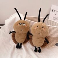 Douyin cùng một con gián đồ chơi sang trọng Xiaoqiang búp bê búp bê xấu xí dễ thương sáng tạo vui n