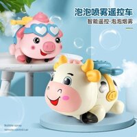 ❐♨Douyin Cute Pig Cute Nhà sản xuất Người nổi tiếng trên mạng Kiểu dáng giống hệt Bubble Pig Điều khiển từ xa Ô tô có kh