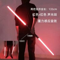 ◄▩Douyin với cùng một Star Wars thanh kiếm laze đồ chơi trẻ em lightsaber phát sáng cực quang cậu bé âm