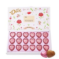 Dove Chocolate Heart Words Hộp Quà 18 viên Hình trái tim Quà tặng sinh nhật bạn gái Quà Tặng Ngày 8 tháng 3 Công ty Mua nhóm