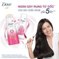 DOVE Dau goi ngan gay rung toc 640ml/8 chai