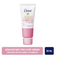 Dove Kem Khử Mùi Dove Dry Serum Collagen & Vitamin B3 Sáng Mịn Đều Màu 50ml