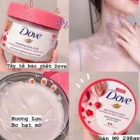 Dove Tẩy tế bào chết body hương lựu 298g bản Mỹ