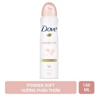 Dove Xịt Khử Mùi Dove Powder Soft Mềm Mịn Hương Phấn Thơm 150ml