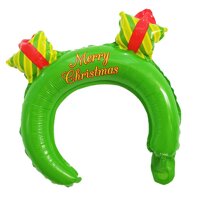 Dovewill 10 Chiếc Đầu Màng Nhôm Bóng Xmas Đảng Decors