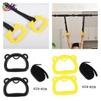 Dovewill 2 Chiếc Nhẫn Tập Gym Trong Nhà Cho Trẻ Em Kéo Lên Tập Thể Dục Với Webbing Đính Kèm Dây Có Thể Điều Chỉnh Dây Đeo Tập Gym Treo Nhẫn Cho Công Viên Tập Luyện
