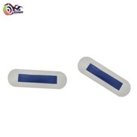 Dovewill 2 chiếc Thuyền bơm hơi 300 x 90mm PVC / Miếng dán màu xám nhạt Xanh lam