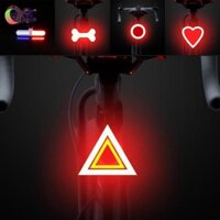 Dovewill, Đèn LED phía sau USB, Đèn mũ bảo hiểm chống nước, Đèn pha màu đỏ cho đèn pin