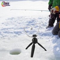Dovewill Ice Fishing Rod Tripod Chân máy xoay kim loại Chân đế cho chồng Bạn trai