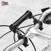 Dovewill Nhẹ Carbon Xe Đạp Tay Lái Mở Rộng Đôi Đèn Pin Giá Đỡ Điện Thoại Giá Đỡ Gắn