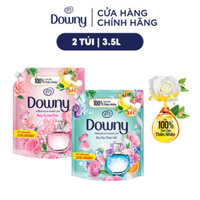 [Downy] Combo 2 Túi Nước Xả Vải Downy Tinh Dầu Thiên Nhiên Cao Cấp - 3,5L/túi