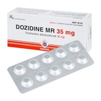 Dozidine Mr 35mg Domesco 6 vỉ x 10 viên – Đều trị đau thắt ngực