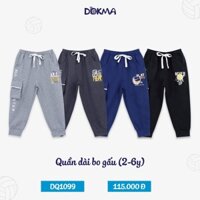 DQ1099 Quần dài bo gấu Dokma cho bé trai (2-6T)