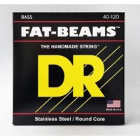 DR FB5-40 Fat-Beams Stainless Steel 5 String Bass Guitar Strings 40-120 Lite