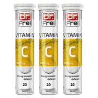 Dr. frei vitamin C 1000 mg hỗ trợ chống oxy hóa, bổ sung vitamin C