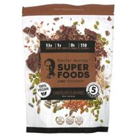 Dr. Murray’s Super Foods 3 Seed (Pumpkin Flax Sunflower) Vegan Protein Powder Chocolate 16 oz (453.5 g)