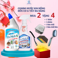 Dr Natro combo [Tẩy đa năng ion từ trường] [Tẩy ion đồng hữu cơ] vệ sinh nhà cửa sáng bóng không hóa chất