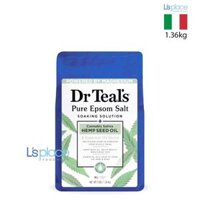 Dr Teal's Epsom Salt Soaking Solution with Hemp seed oil