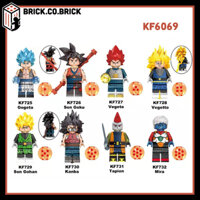 Dragon Ball Đồ Chơi Lắp Ráp Minifig Anime Mô Hình Sáng Tạo 7 viên ngọc rồng Vegetto Son Goku KF6069