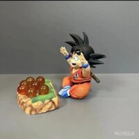 Dragon Ball Hand Office GK tư thế ngồi Little Wukong và bảy Dragon Ball Wish cảnh nhà để xe kit trang trí Anime