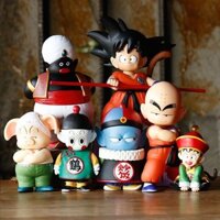 Dragon Ball làm bằng tay Wukong cơm chiên bánh bao Bobo Sun Gohan Mô hình búp bê đồ trang trí xe hơi Quà Tặng