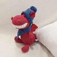 Dragon linh vật búp bê lửa rồng đồ chơi đồ chơi lớn đồ chơi lớn ngủ và cầm búp bê