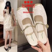 Dragonfly Thương Hiệu Da Mềm Chính Hãng Bán Chạy Flat Trung Quốc Phù Hợp Với Giày Đơn Nữ 2024 Phong Cách Mới Pháp Mary Chanel Giày