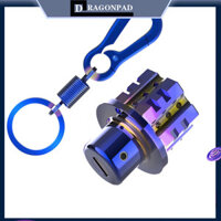 Dragonpad General Cnc Modified Burnt Titanium Key Head + Bộ móc chìa khóa Phụ kiện