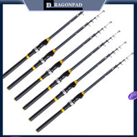 Dragonpad Kính Thiên Văn Cần Câu Cá, Di Động Cực Biển Ngắn Sợi Thủy Tinh Dòng Cần Câu Cá Dụng Cụ Câu Cá Cho Nước Biển Nước Ngọt 1.5m-3.0m
