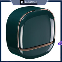 Dragonpad Xà Phòng Chống Thấm Nước Có Hộp Thoát Nước Xà Phòng Đĩa Treo Tường Tự Dính Vỏ sò Hộp Bảo Quản Không Khoan Lắp Đặt Xà Phòng Đĩa Để Giữ Thanh Xà Phòng Khô