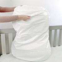 Drap chống thấm nước gối chống trào ngược cỡ lớn Mongsure Baby Lounger, màu trắng