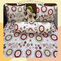 DRAP COTTON THẮNG. LỢI. MẪU BÓNG NÂU BỘ 4 MÓN - TLBONGNAU