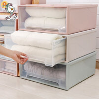 Drawer Storage Box Wardrobe Clothing Storage Box Plastic Transparent Storage Box Quilt Storage Box Organizer Case OUYOU JP2HY