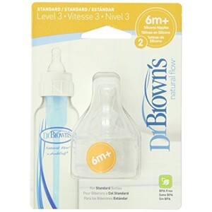 Bộ 2 chiếc đầu ti cổ thường cỡ số 3 Dr.Brown 332