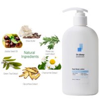 Dr.deep Sữa dưỡng thể drdeep Real 300ml dạng kem bơ hạt mỡ tự nhiên dưỡng ẩm làm mịn cơ thể