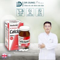 Dr.Dung - Strong Calcium 600mg - Bổ sung canxi cho xương chắc khỏe, ngăn ngừa loãng xương 60 viên
