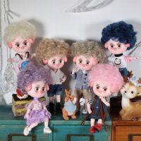 Dream Fairy 1/12 BJD No.2 DODO Pigies Doll with hair 14cm mini doll 26 joint body Cute children gift toy ob11