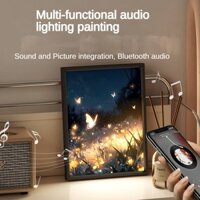 Dream Field Hợp Kim Nhôm Loa Bluetooth Tranh Siêu Trầm Không Dây Di Động Quà Tặng Đồ Trang Trí Bluetoo