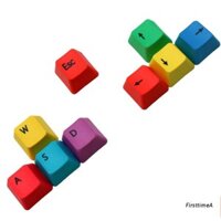 Dream house Có Thể Thay Thế WASD Bàn Phím Cơ Keycaps OEM Profile PBT RGBY Modifiers 9 Phím -Laser Khắc Keycaps