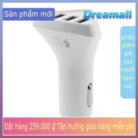 Dreamall Quick Charge 3 Port USB Car Charger Fast Charge DC Adapter for Mobile Phone