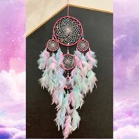 Dreamcatcher mix màu dính hạt cườm